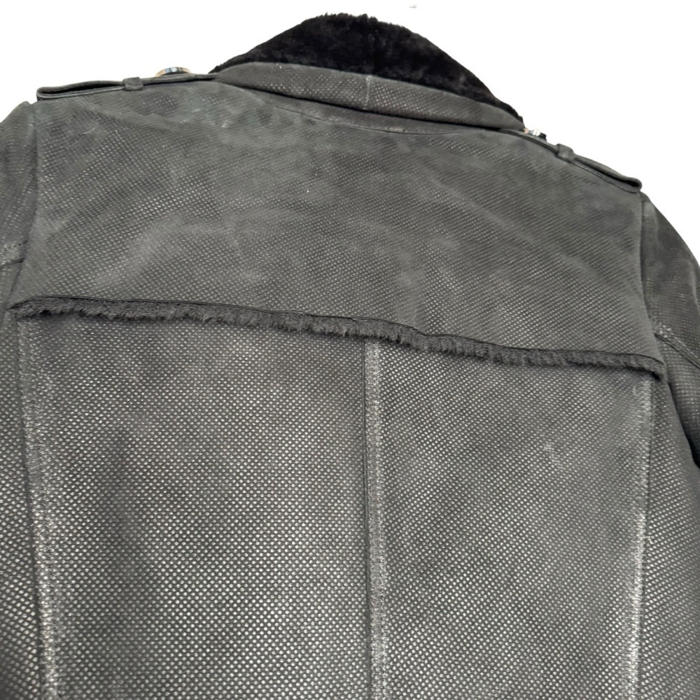 Denimaxx Couture Black Lambskin Jacket Long Coat Women’s Small - Picture 6 of 15